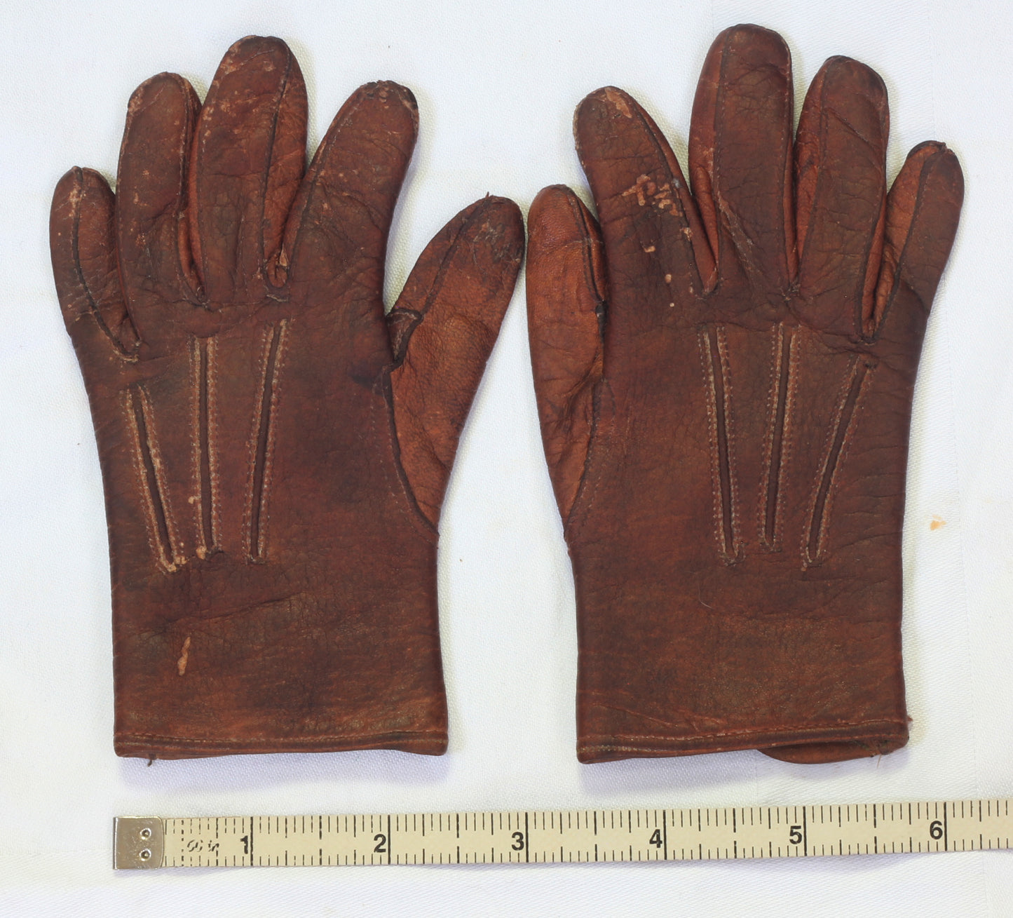 Vintage Child's Leather Riding Gloves