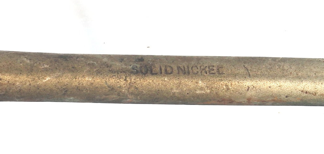 A Vintage Nickel IX (Ninth) Lancer Curb Bit