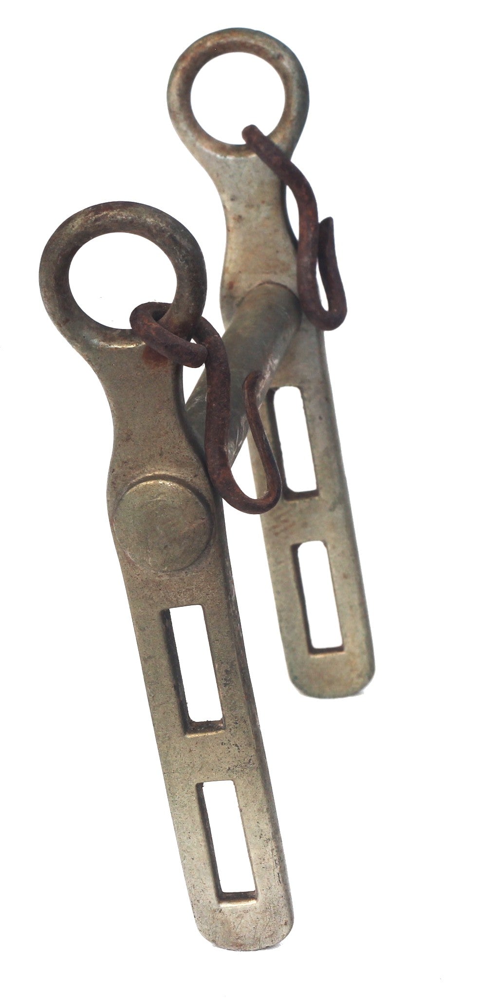 A Vintage Nickel IX (Ninth) Lancer Curb Bit