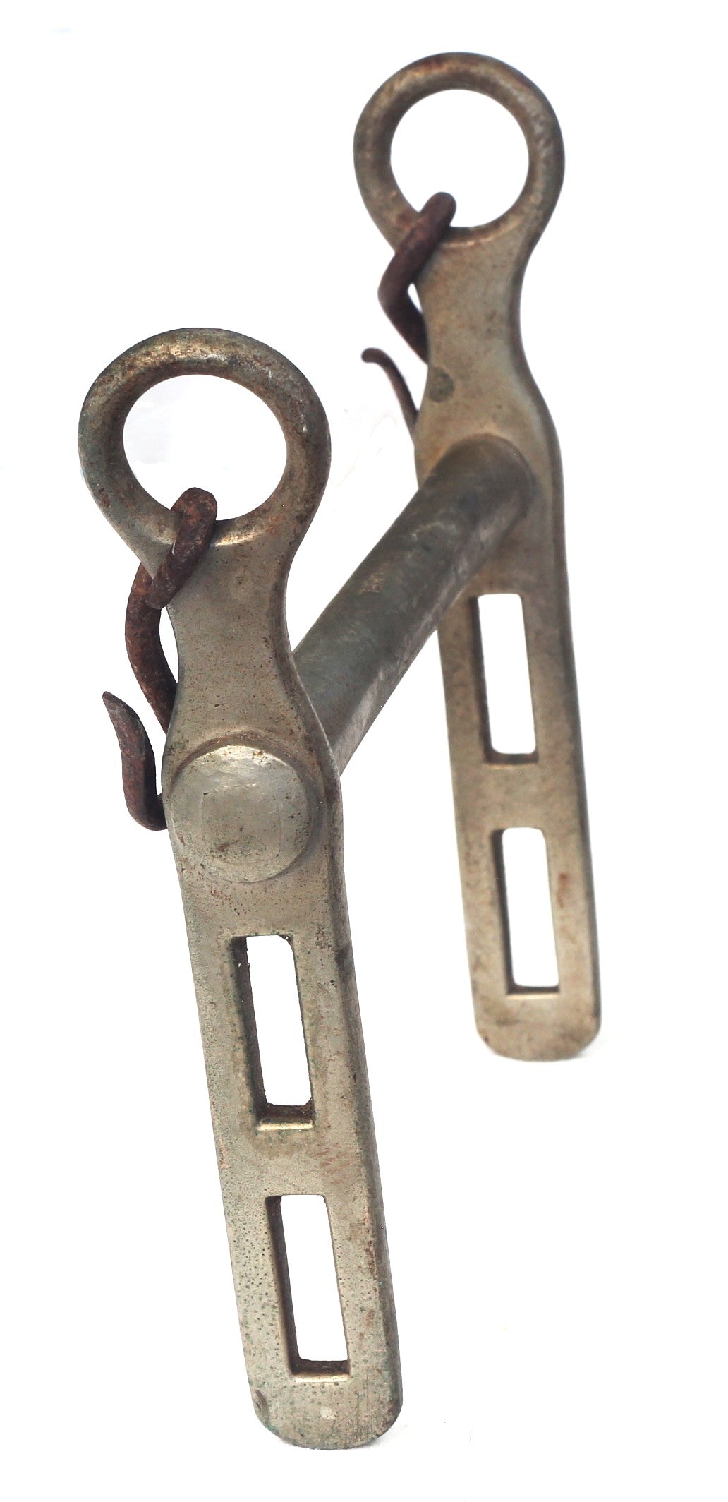 A Vintage Nickel IX (Ninth) Lancer Curb Bit
