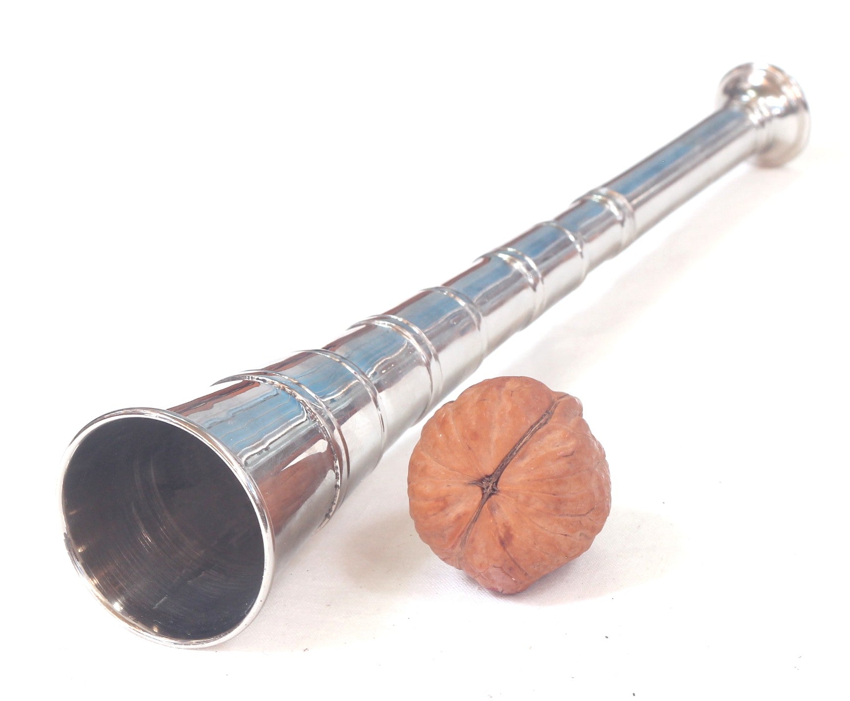 Nickel Banded Hunting Horn