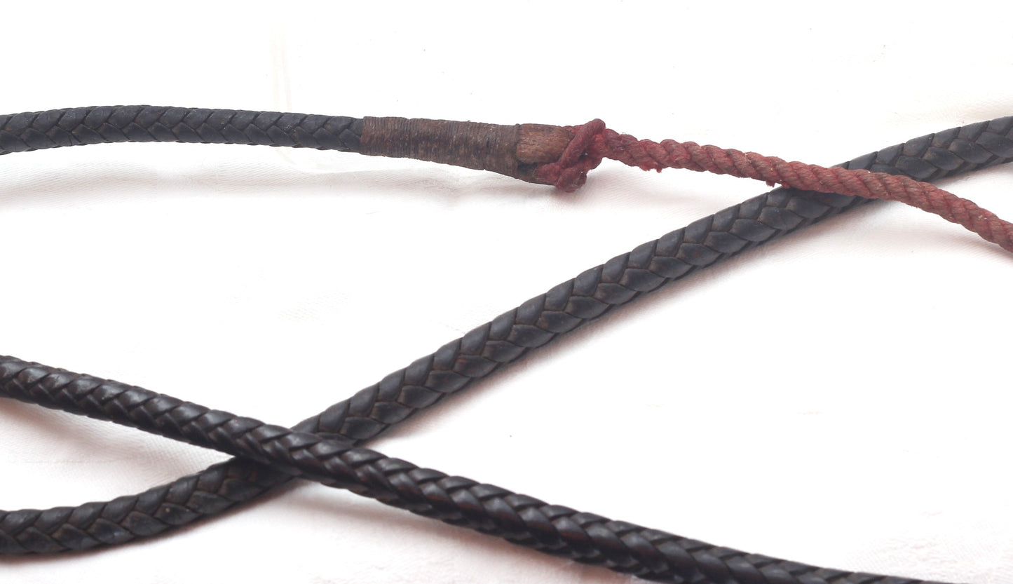 1933 Leather Ladies Hunting Whip with Thong