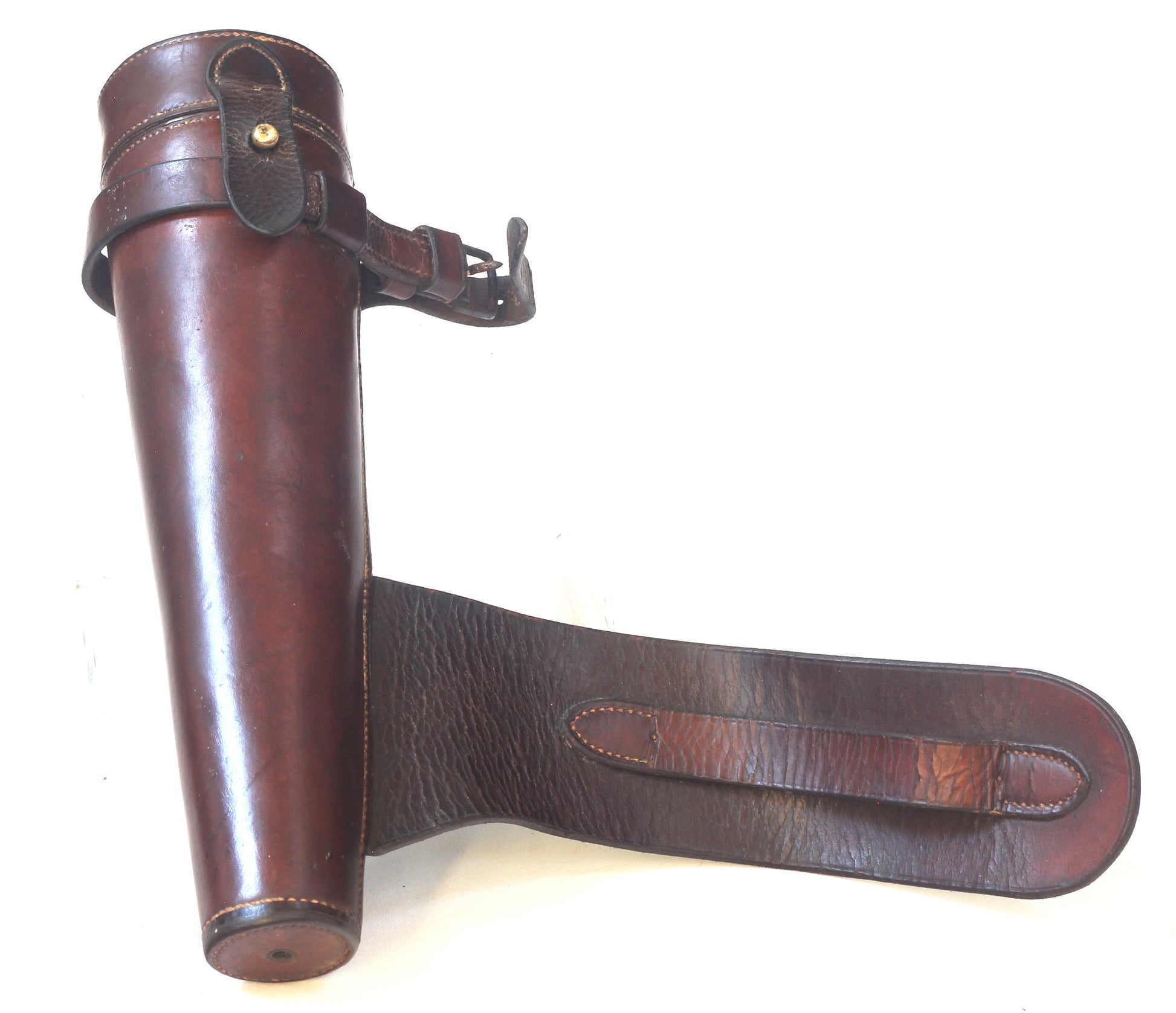 Vintage Horn Saddle or Hunting Flask 