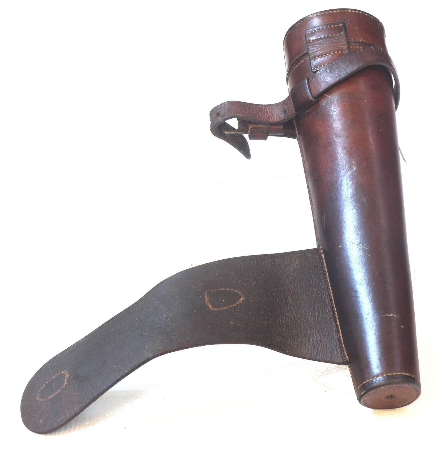 Vintage Horn Saddle or Hunting Flask 