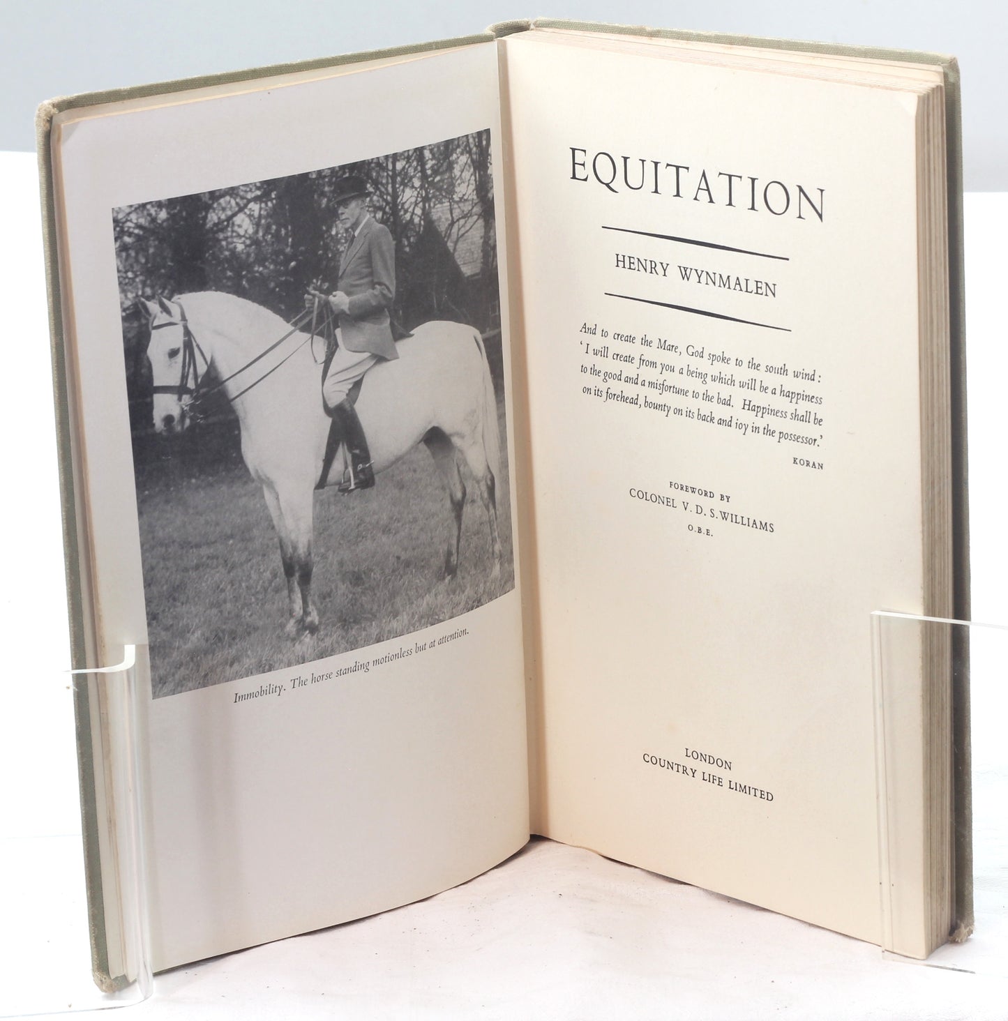 Equitation by Henry Wynmalen, 2nd Ed 1959