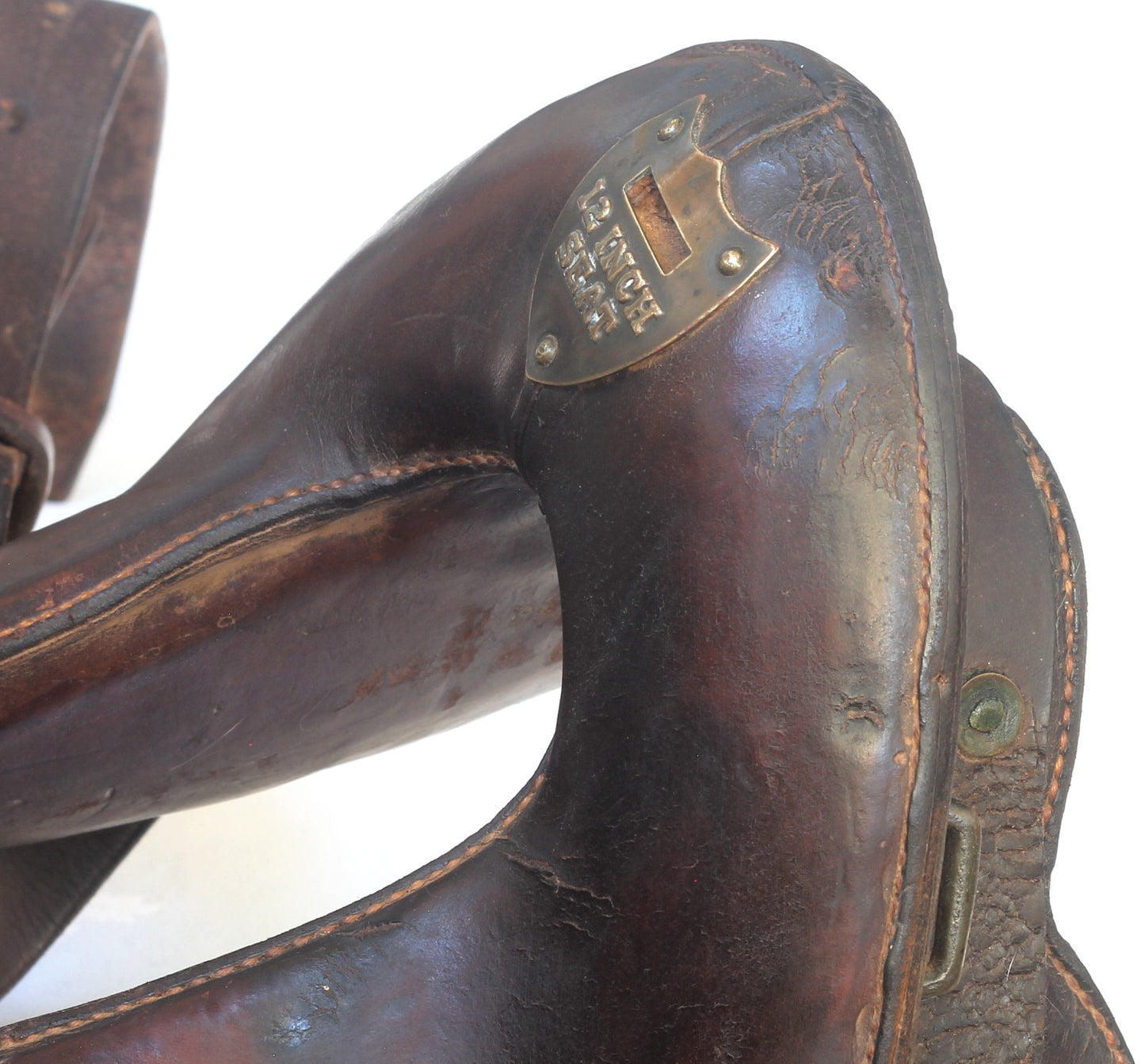 1918 McClellan Cavalry Saddle with Hooded Stirrups by Ladew