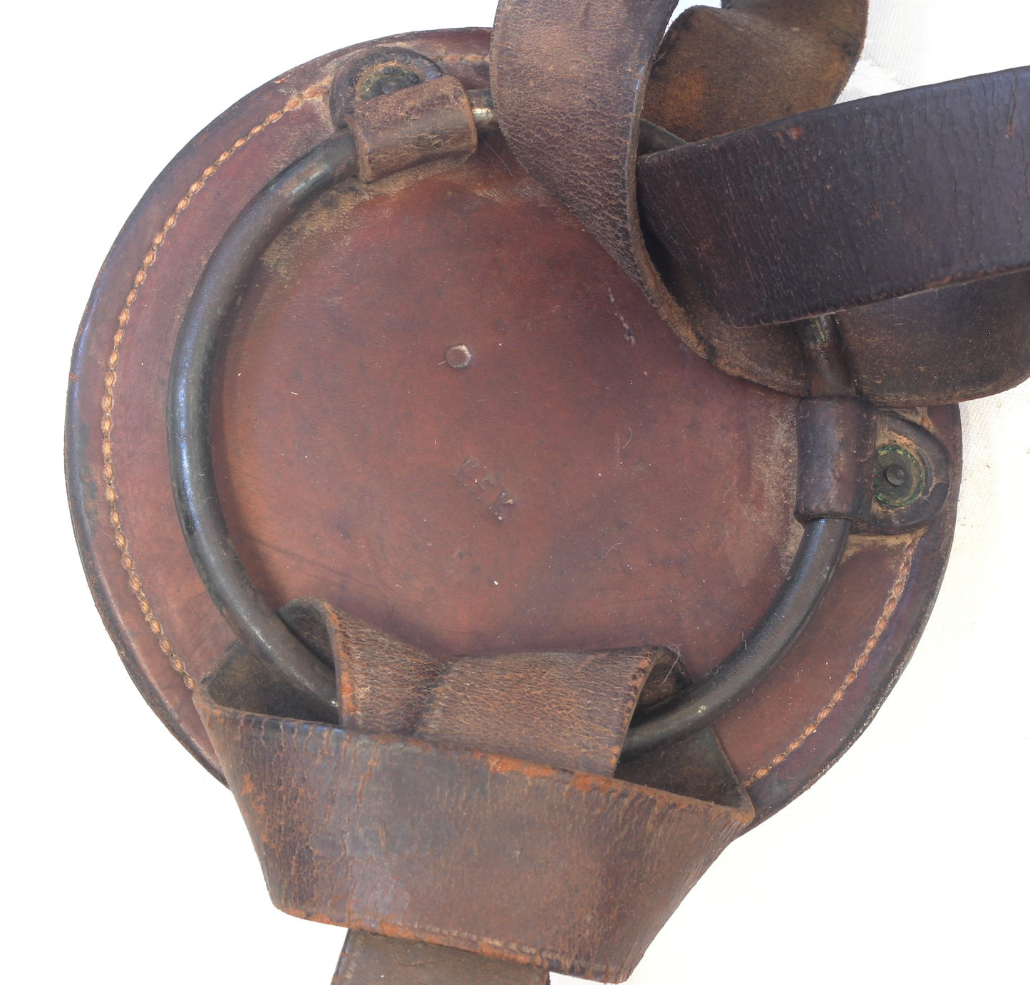 1918 McClellan Cavalry Saddle with Hooded Stirrups by Ladew