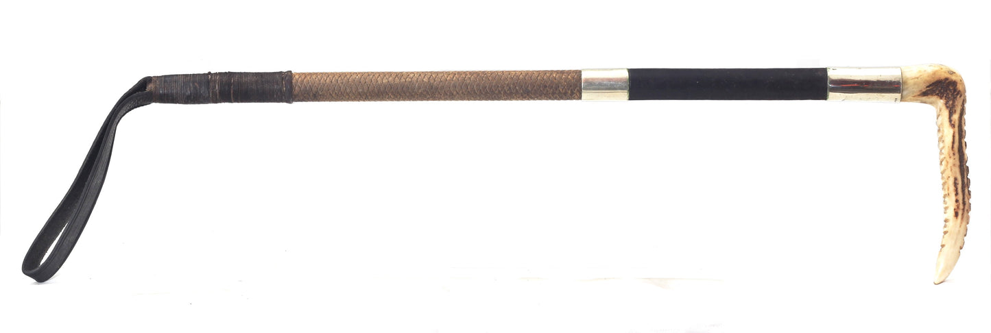 Vintage Double Collared Hunting Crop