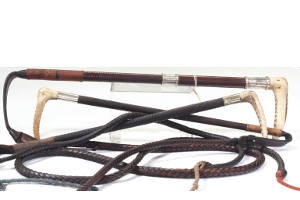 Antique & vintage hunting whips