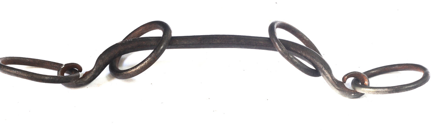 Antique Hand Forged Steel Wilson Snaffle or Overcheck  Bit