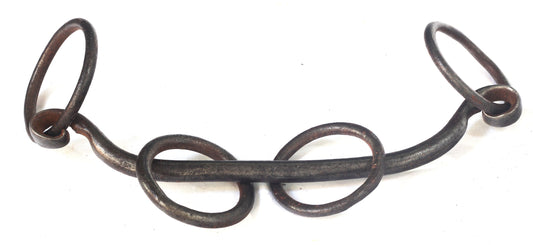 Antique Hand Forged Steel Wilson Snaffle or Overcheck  Bit