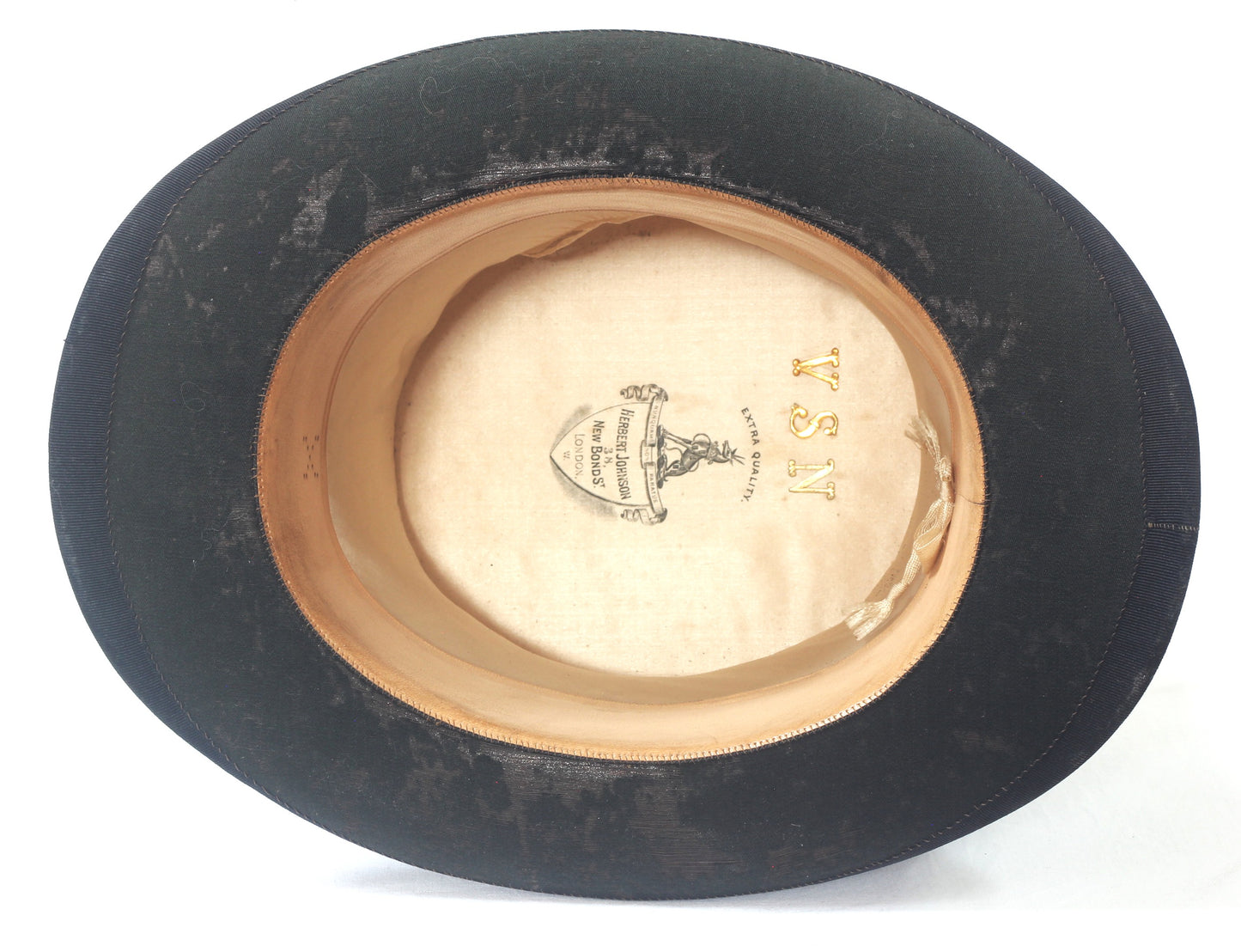 Vintage Herbert Johnson Silk Top Hat Size 6¾  - Tophat026