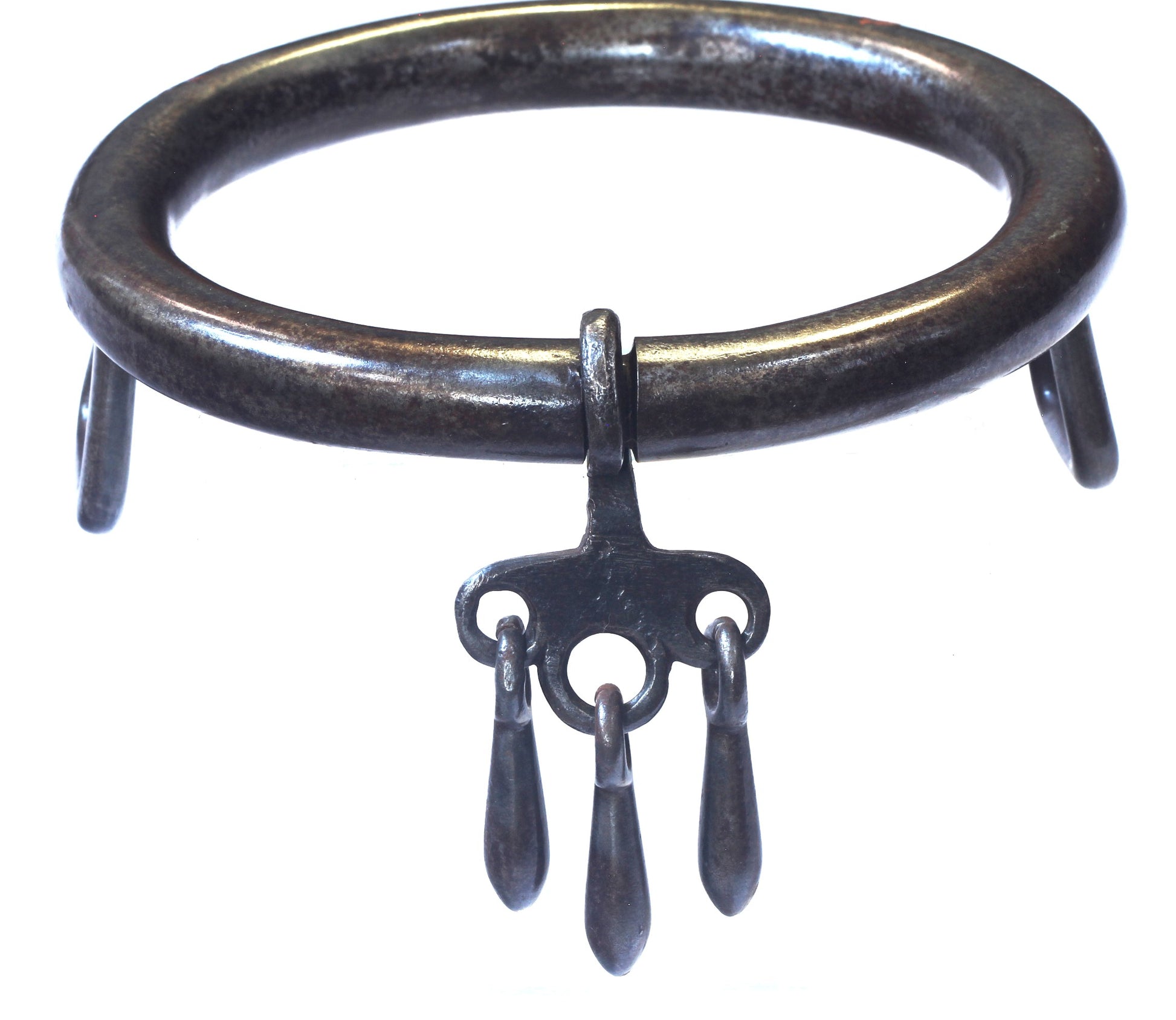 Antique Steel Tattersall Ring Bit with Players