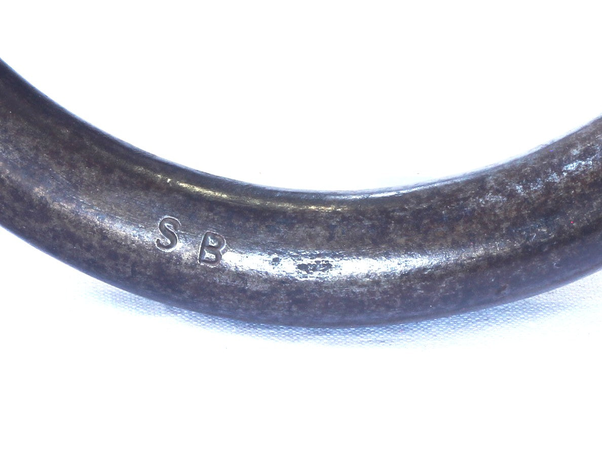 Antique Steel Tattersall Ring Bit with Players