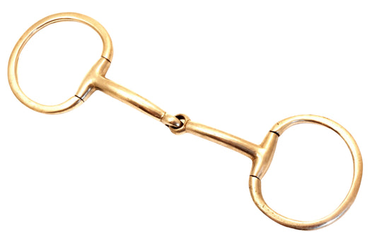 A Stainless Steel Jointed Eggbutt Snaffle