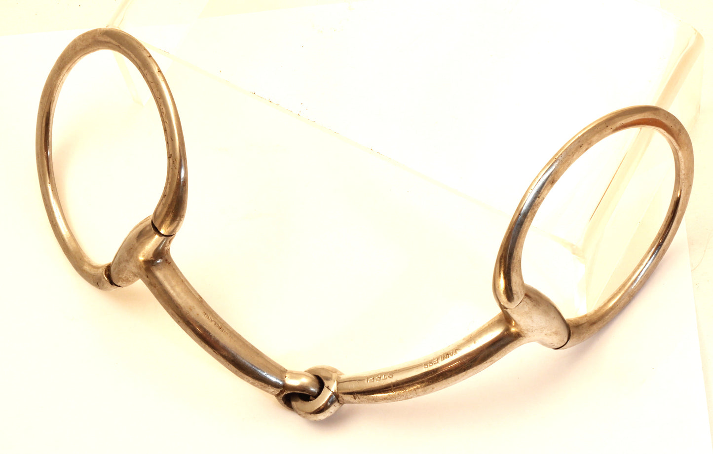 A Stainless Steel Jointed Eggbutt Snaffle