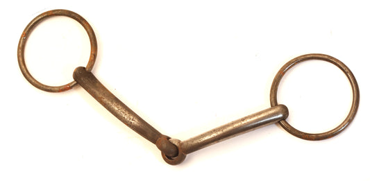 An Antique Steel Snaffle or Bridoon Bit