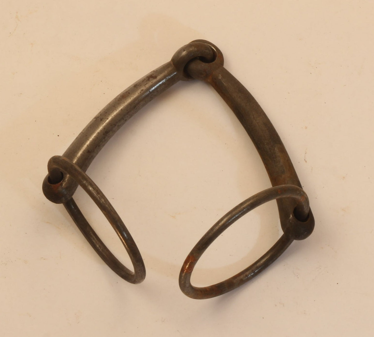An Antique Steel Snaffle or Bridoon Bit