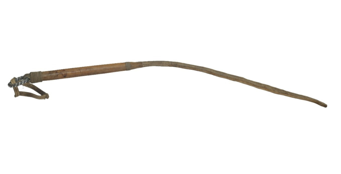 Antique Rebenque or Gaucho Whip by Jose Gallo