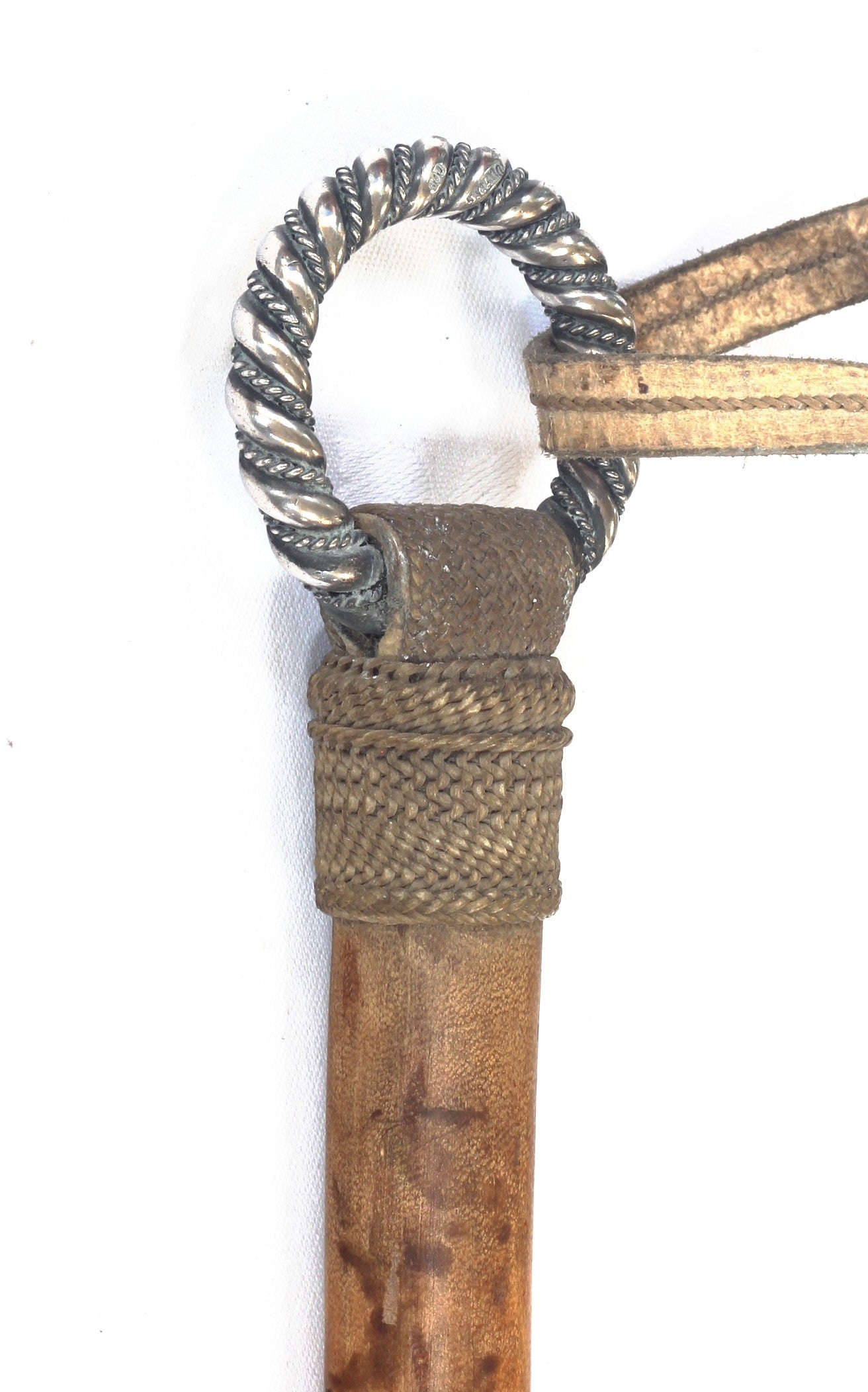 Antique Rebenque or Gaucho Whip by Jose Gallo