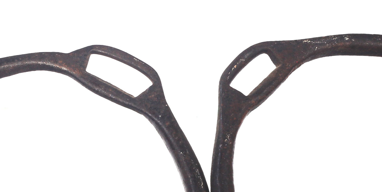 Pair of Round South American Stirrups