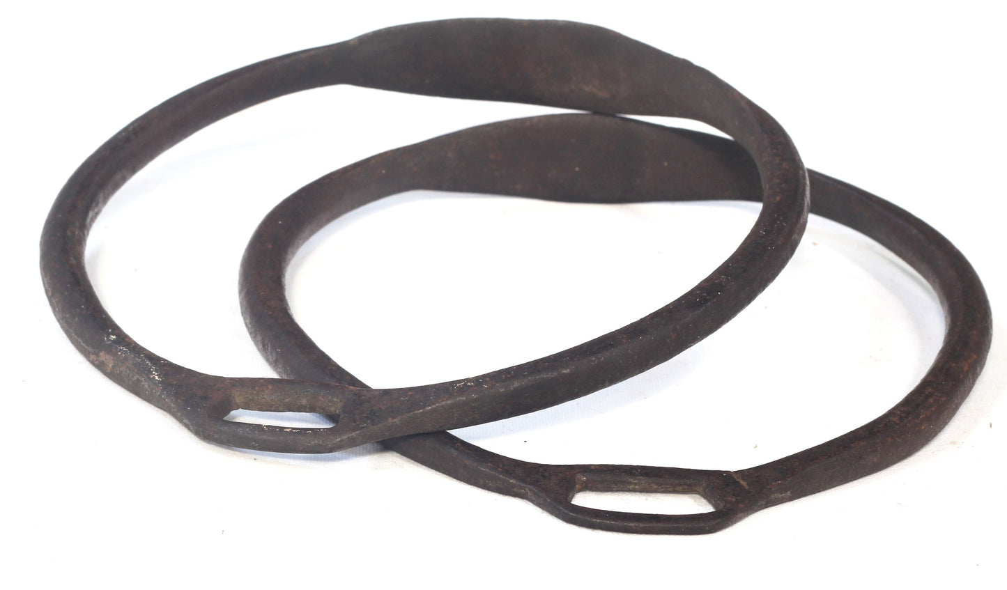 Pair of Round South American Stirrups