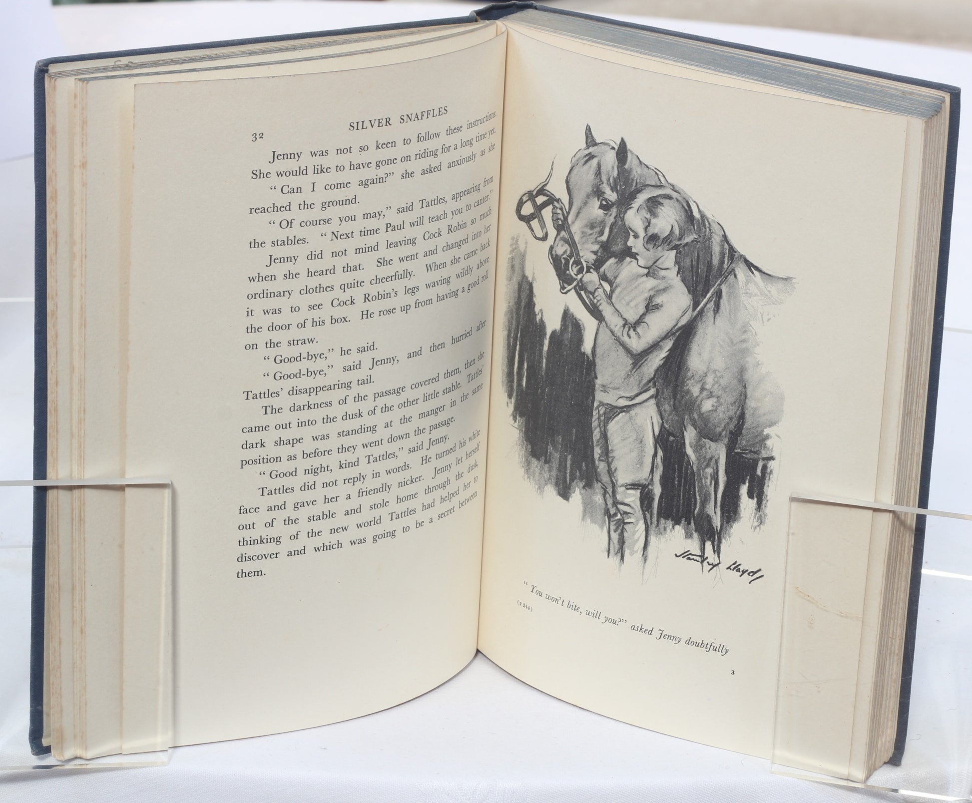 Silver Snaffles by Primrose Cumming, Illus Stanley Lloyd, 1940 Reprint