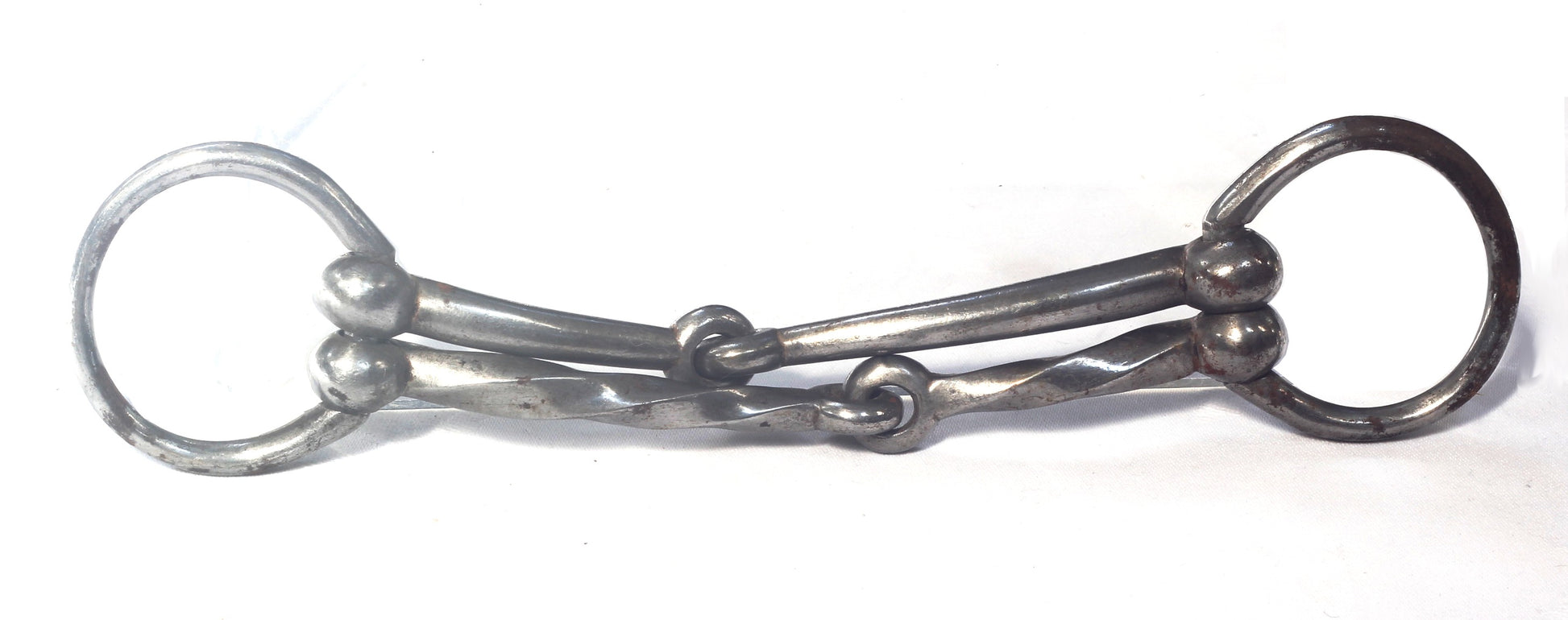 Antique Snaffle or Overcheck Bit with a W or Y mouth