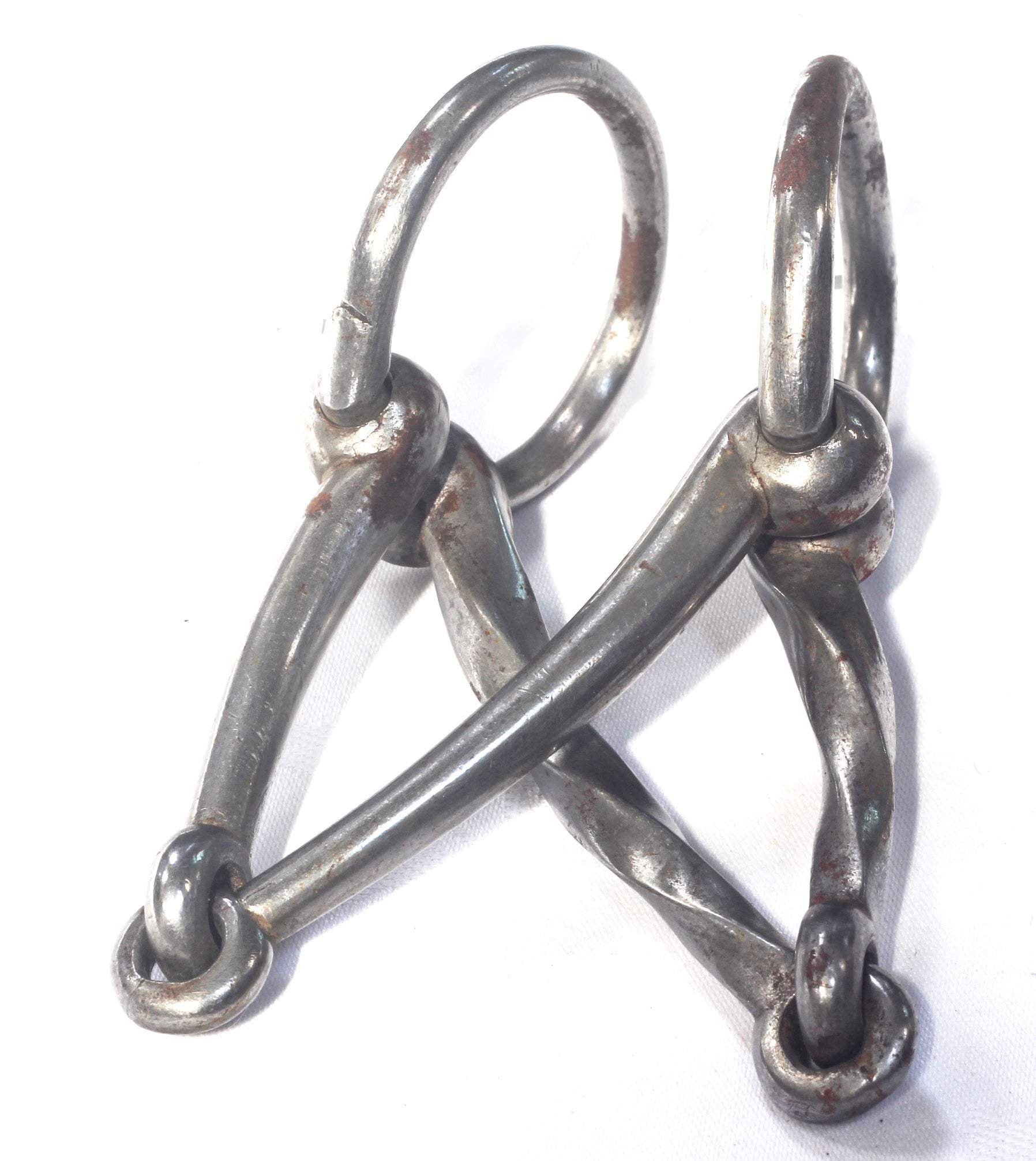 Antique Snaffle or Overcheck Bit with a W or Y mouth