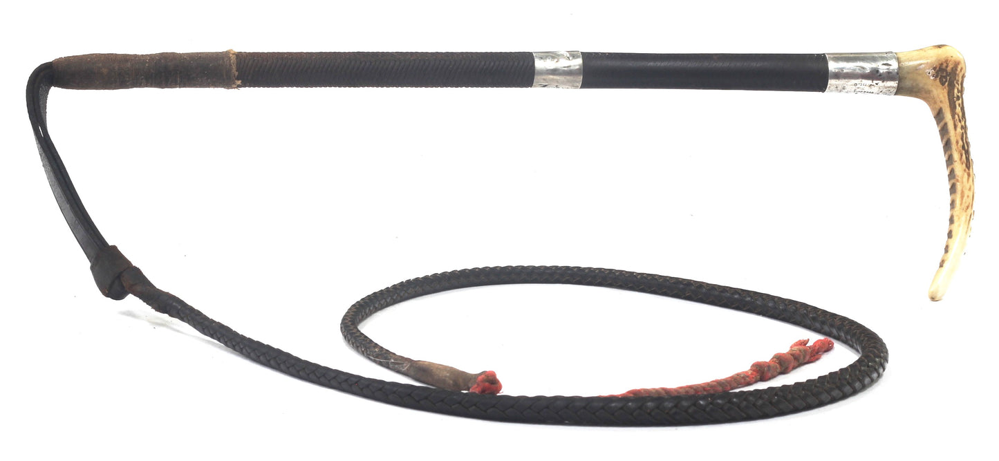 1927 Gent's Leather Hunting Whip