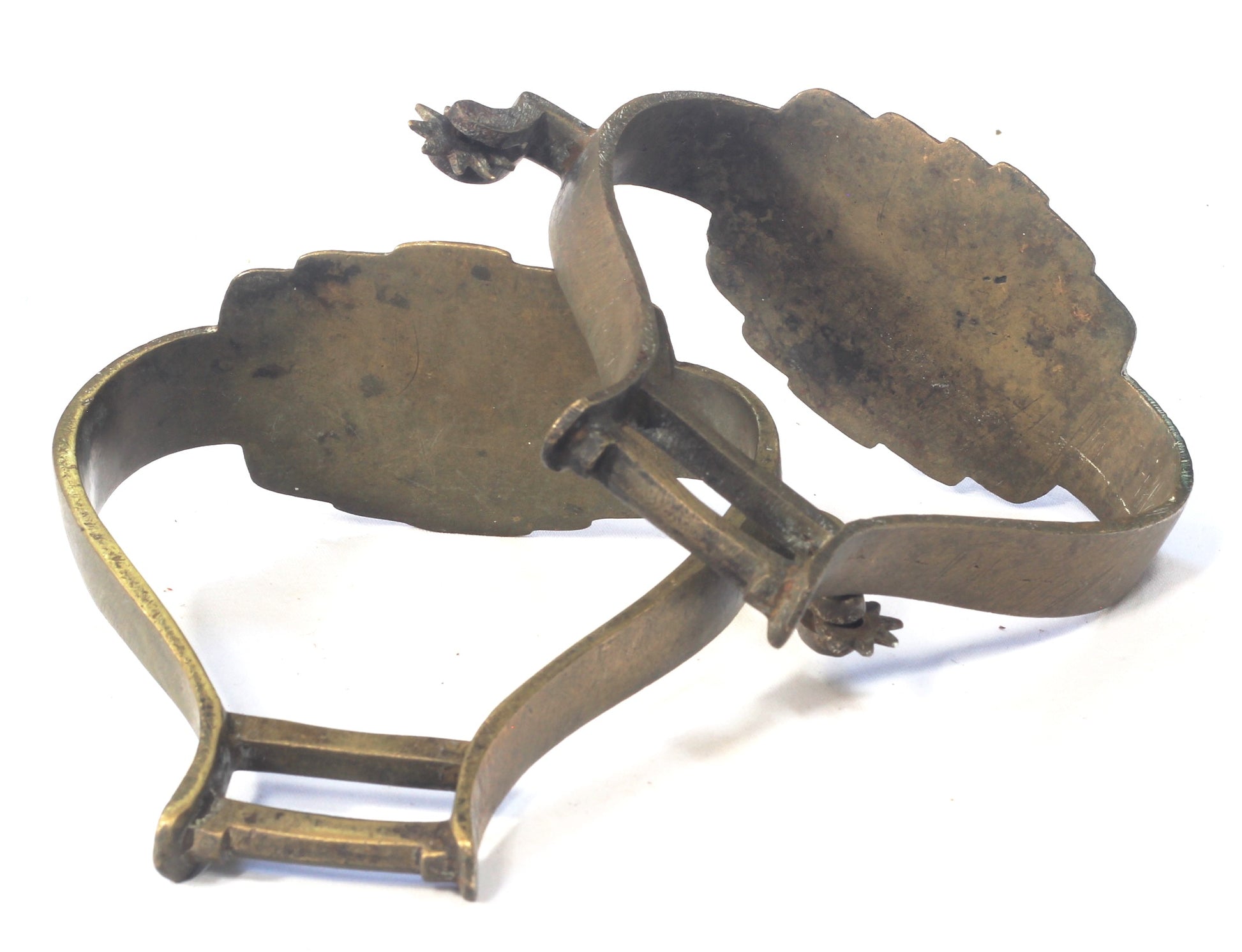 A Pair of Balkan or Greek Stirrups with Spurs