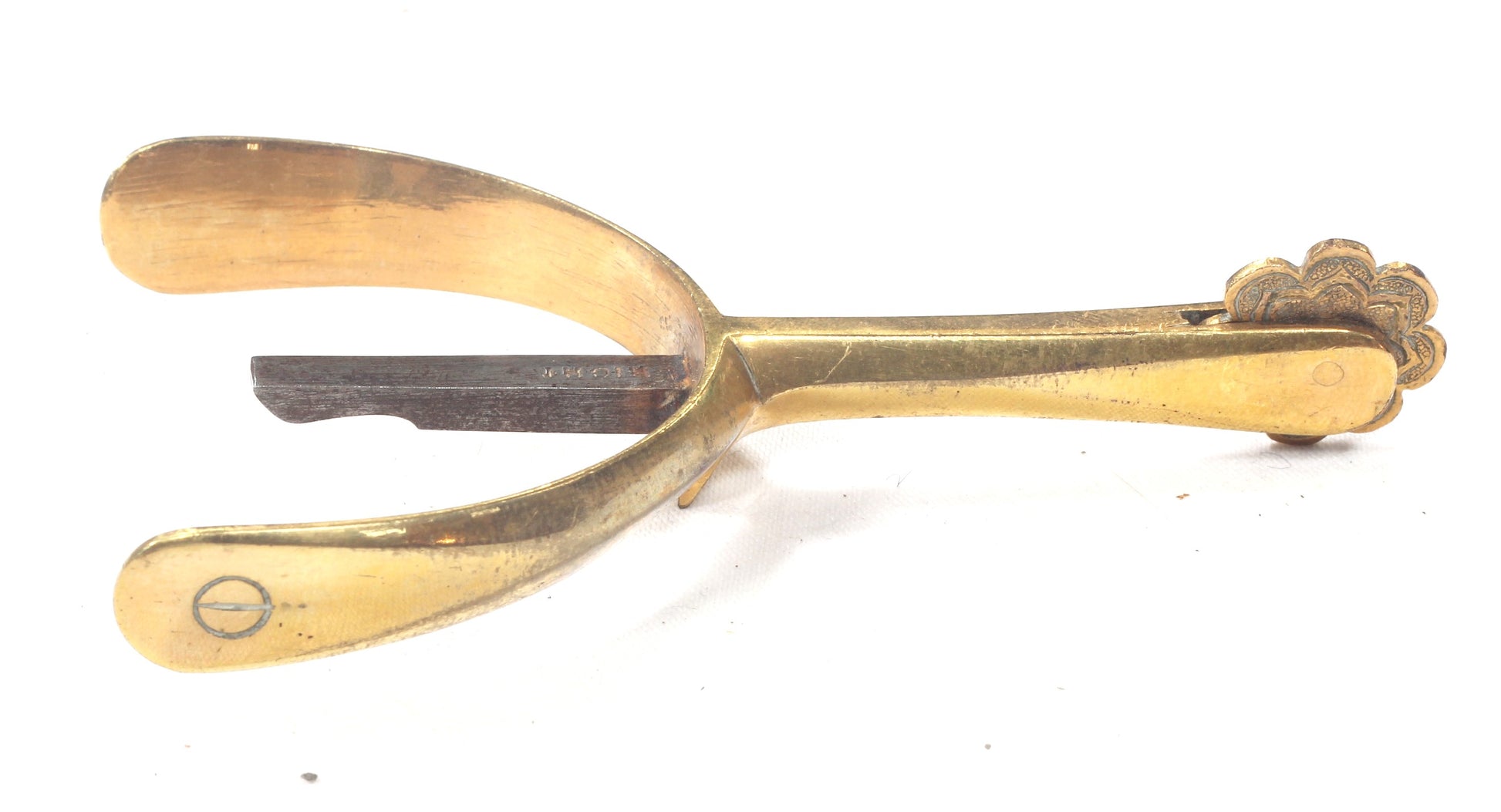 Pair of Gilt Brass Maxwell Box Spurs