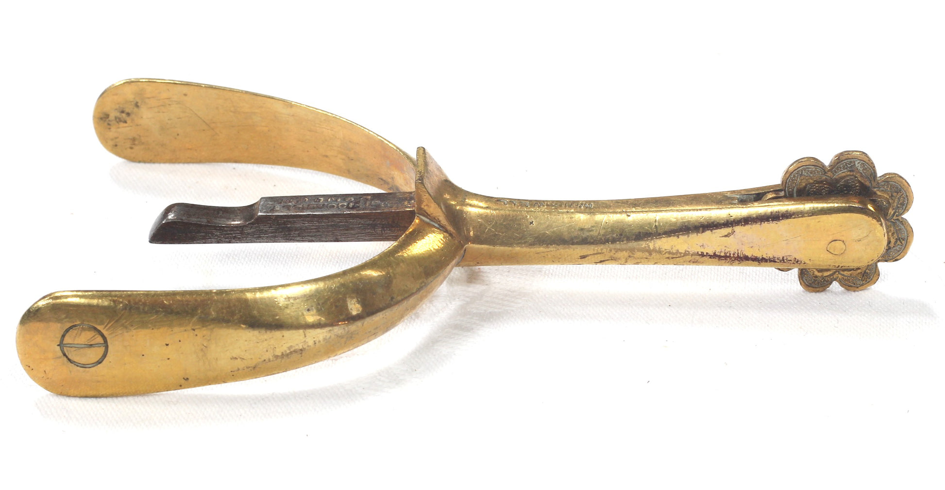 Pair of Gilt Brass Maxwell Box Spurs