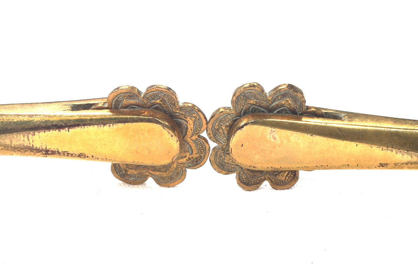 Pair of Gilt Brass Maxwell Box Spurs