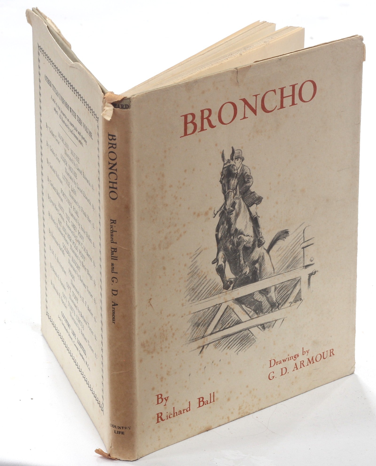 Broncho by Richard Ball, Illus by G.D.Armour