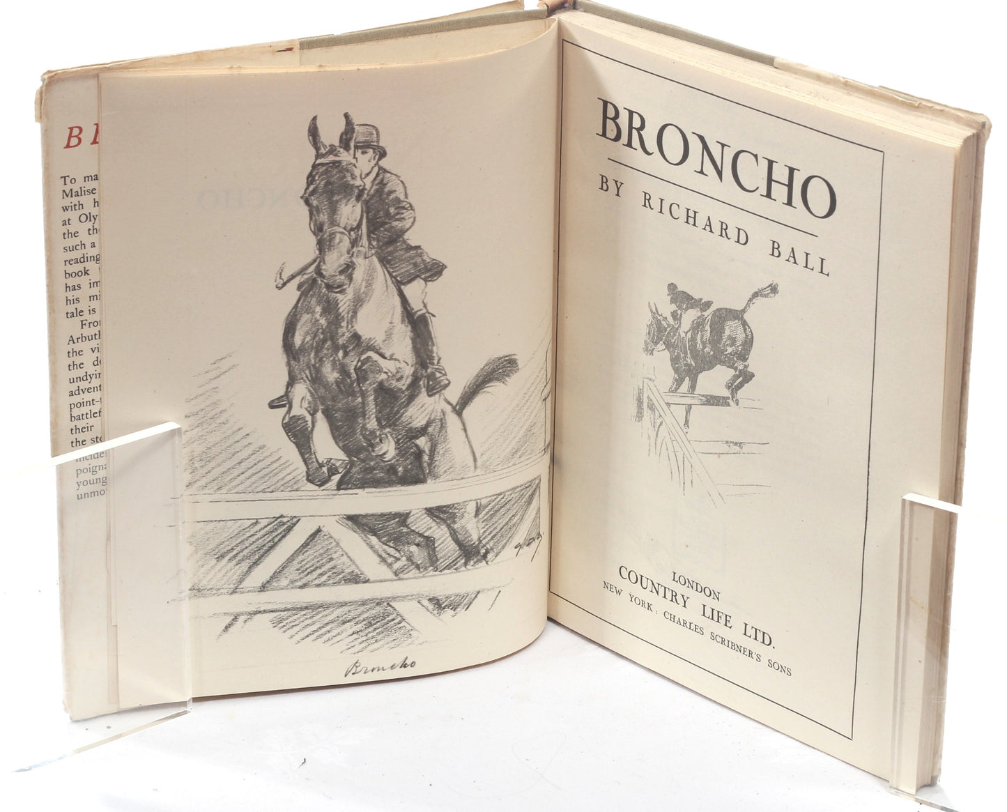 Broncho by Richard Ball, Illus by G.D.Armour