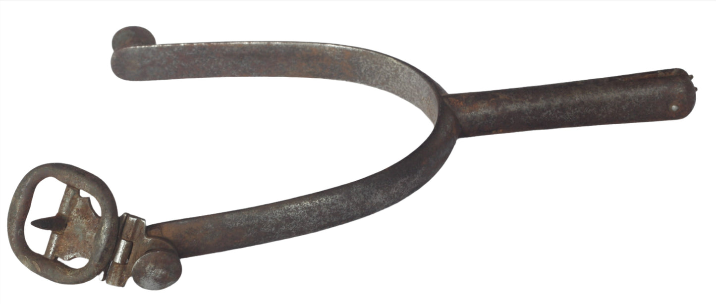 Pair of Antique Steel Spurs by Maxwell 