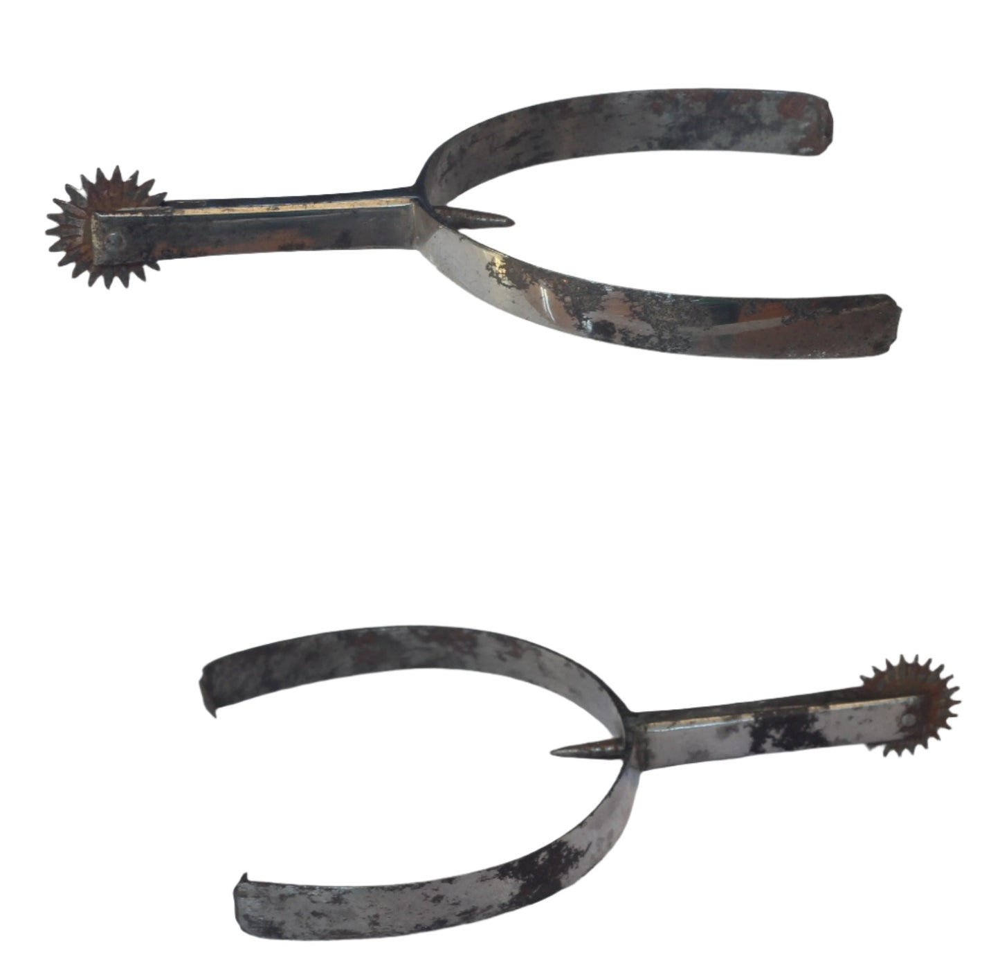 Pair of Early 19th Century French Military Spurs, Éperons a Crampons