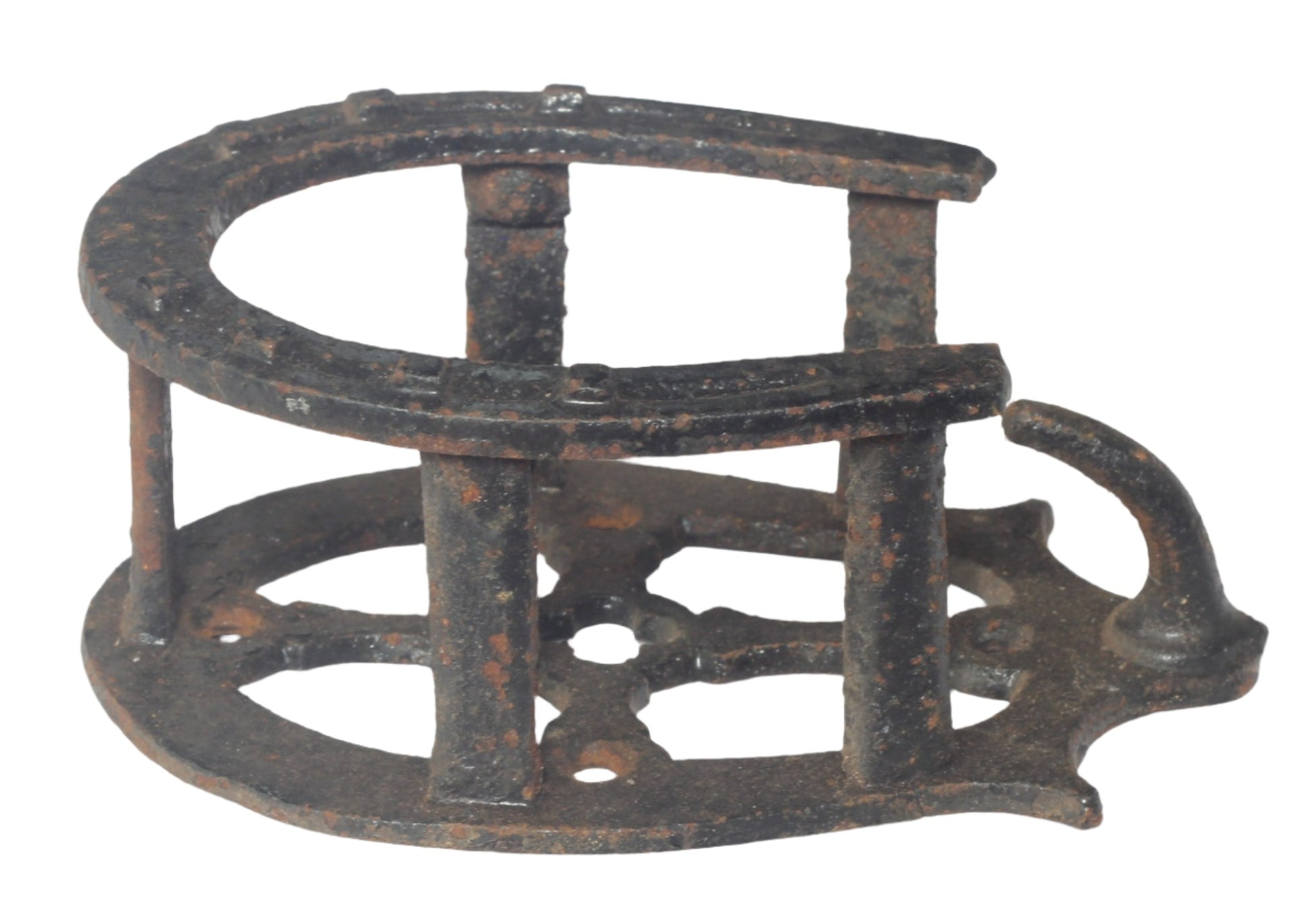 Three Antique K & Co Horseshoe Bridle Racks / Hangers