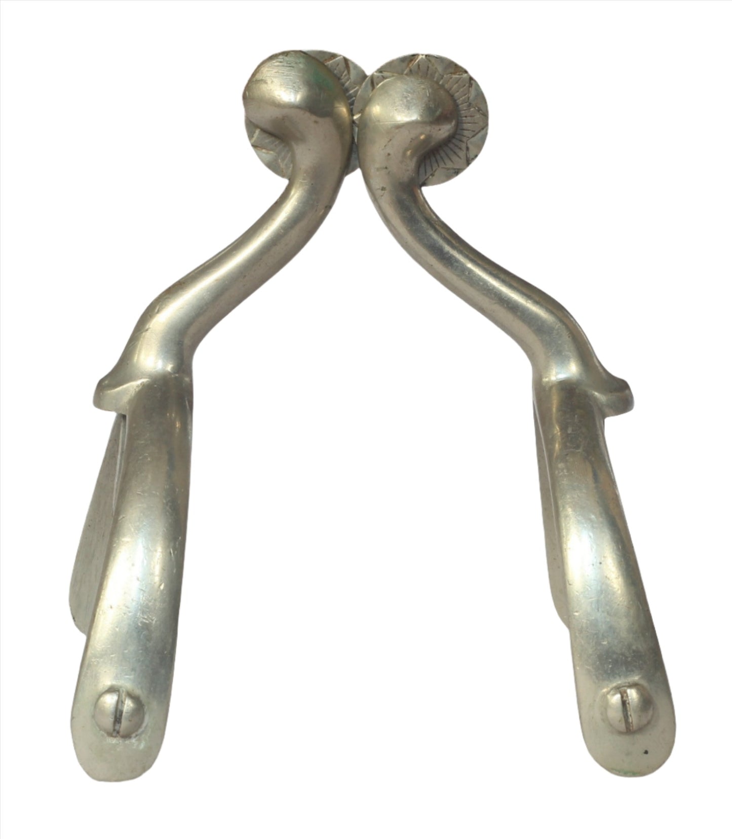 Pair of Swan Necked Box Spurs