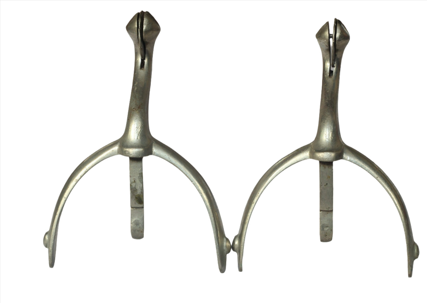 Pair of Swan Necked Box Spurs