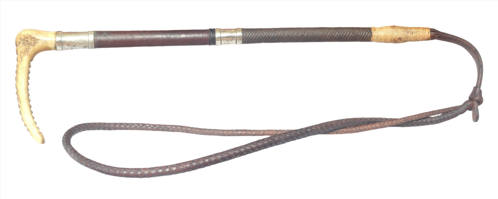 1924 Antique Swaine & Adeney Hunting Whip with Thong