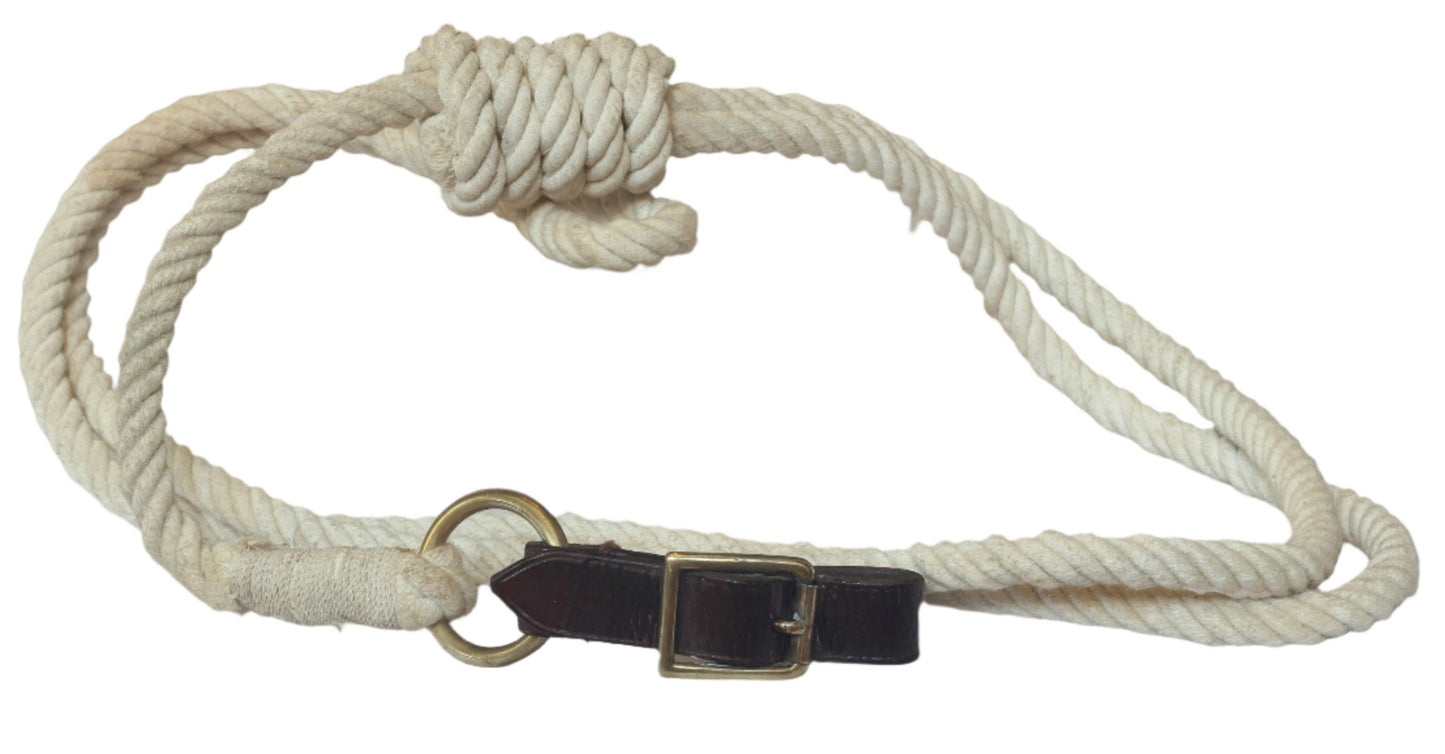 A White Cavalry Neck Rope