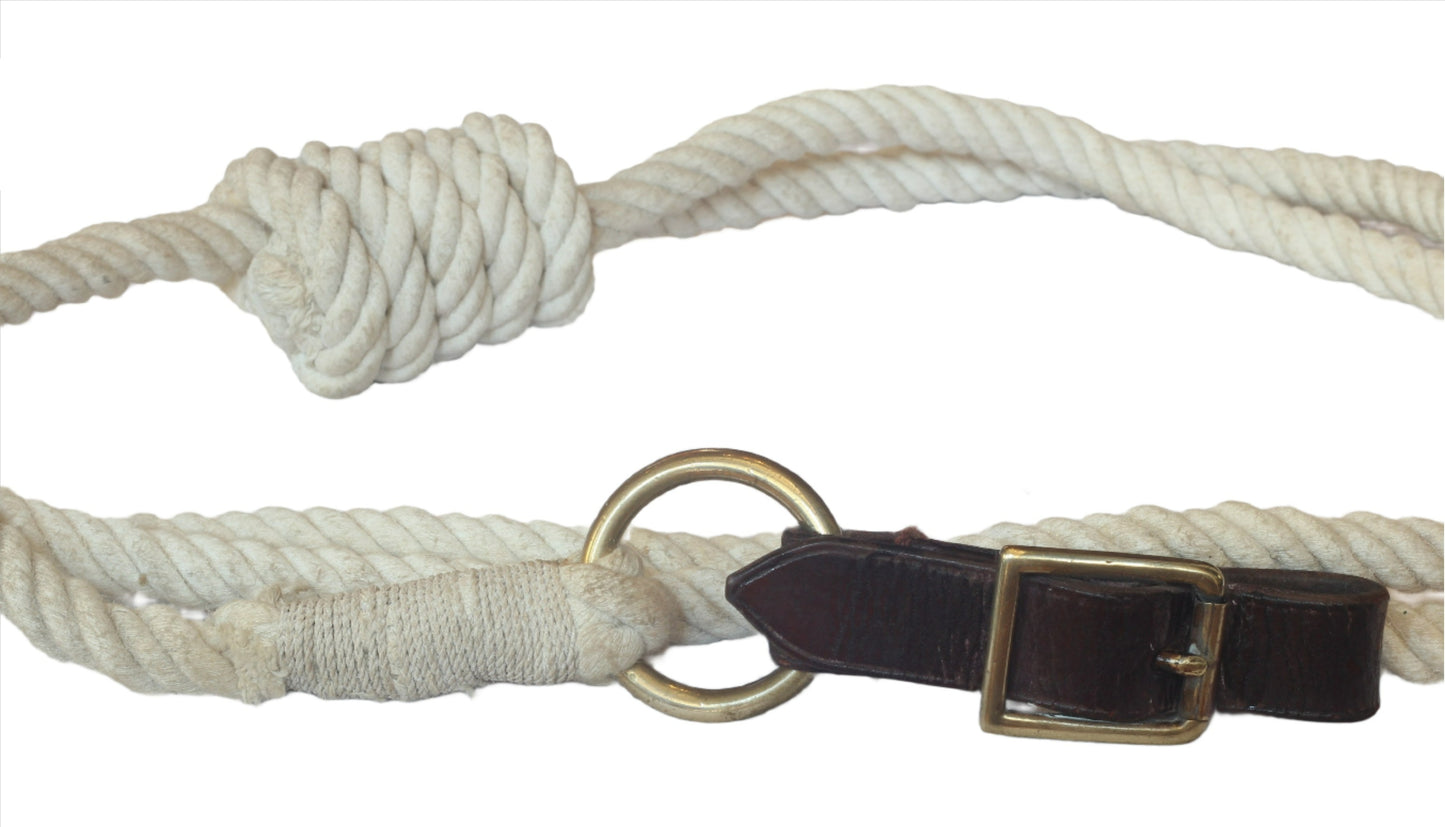 A White Cavalry Neck Rope