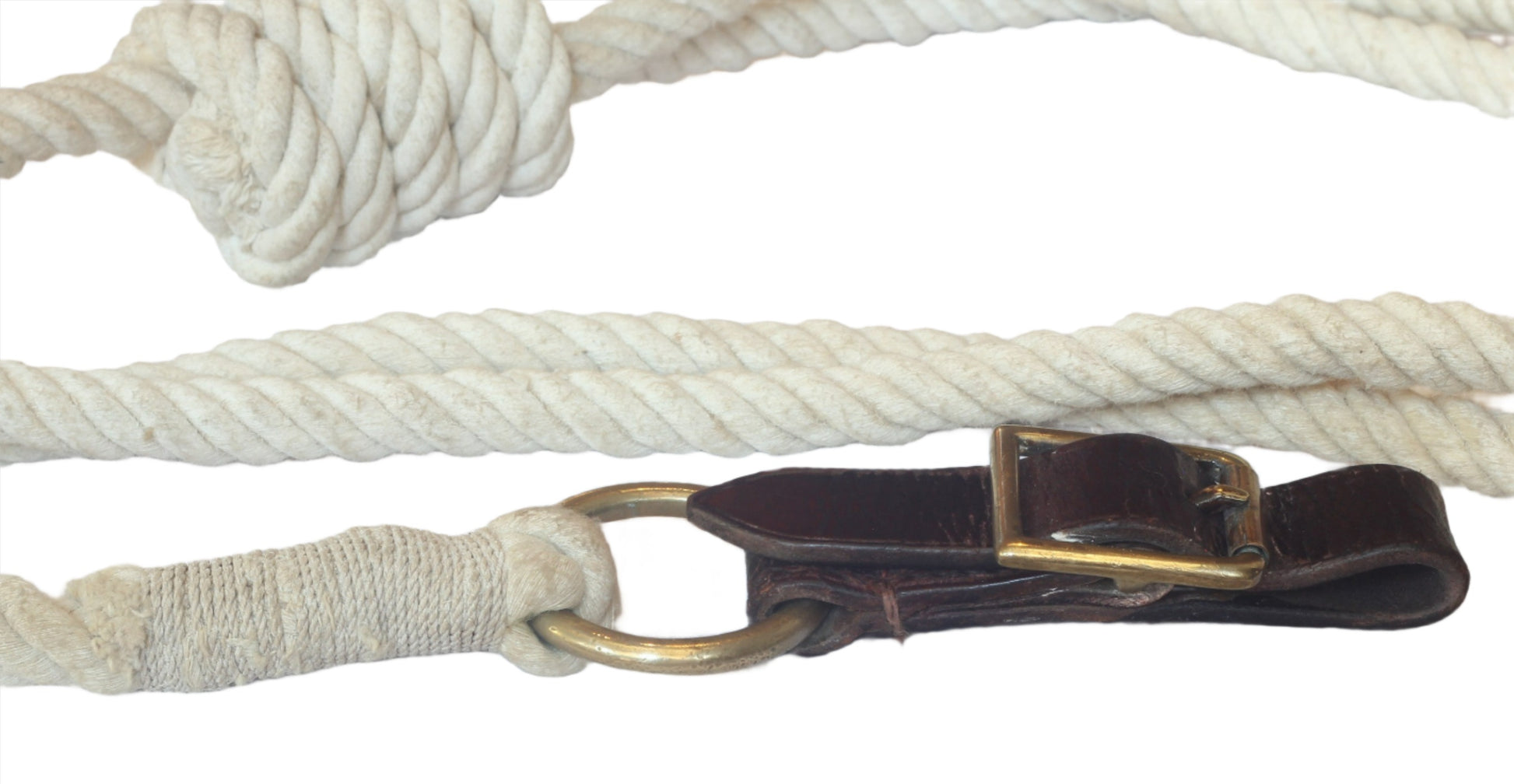 A White Cavalry Neck Rope