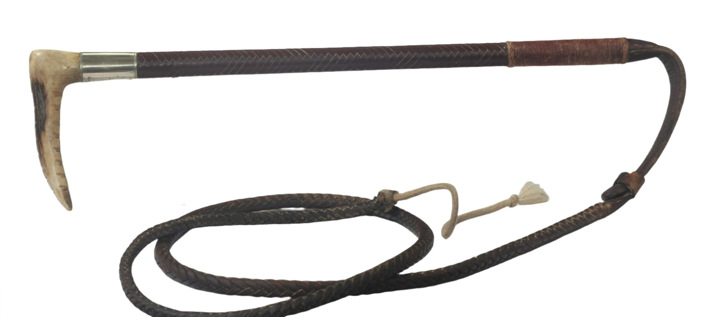 Swaine & Adeney Gents Leather Hunting Whip