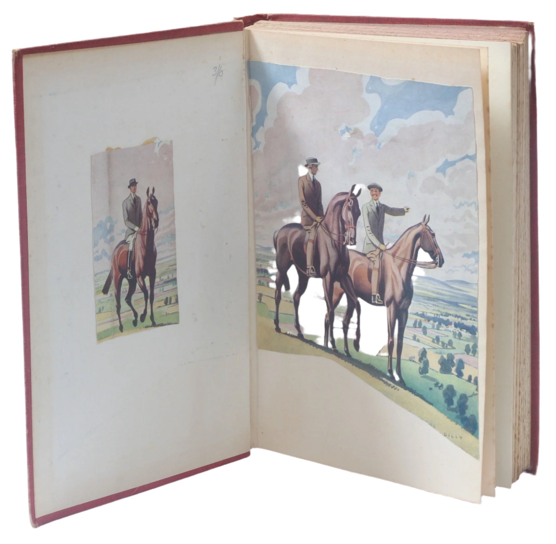 Let's Go Riding by B.L.Kearley, Illus by Colin Dilly, 1937 Reprint