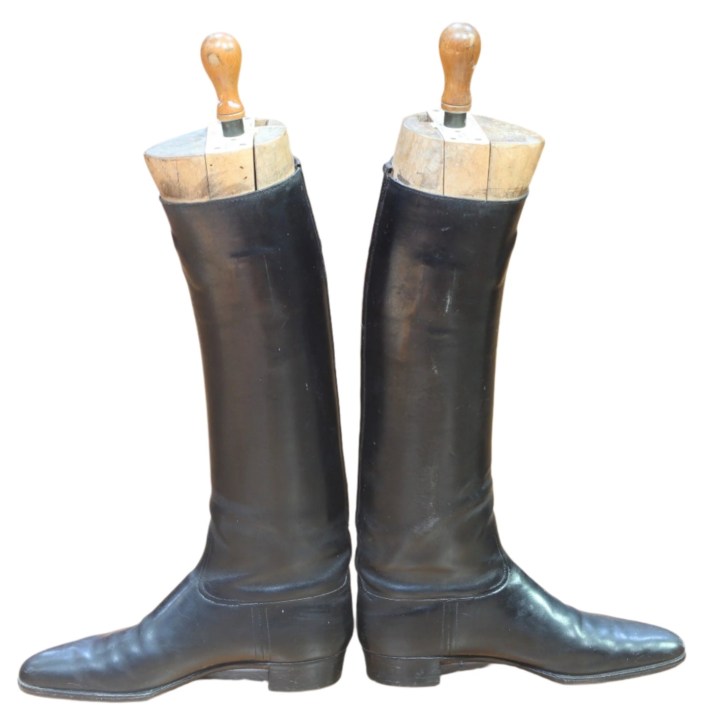 Early 20th Century Ladies Leather Riding Boots and Trees by Peal & Co