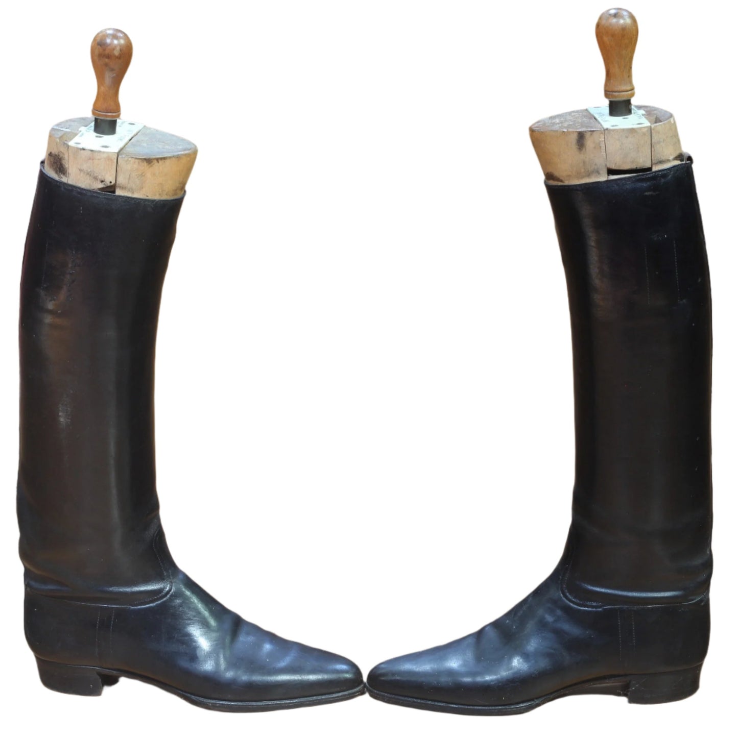 Early 20th Century Ladies Leather Riding Boots and Trees by Peal & Co