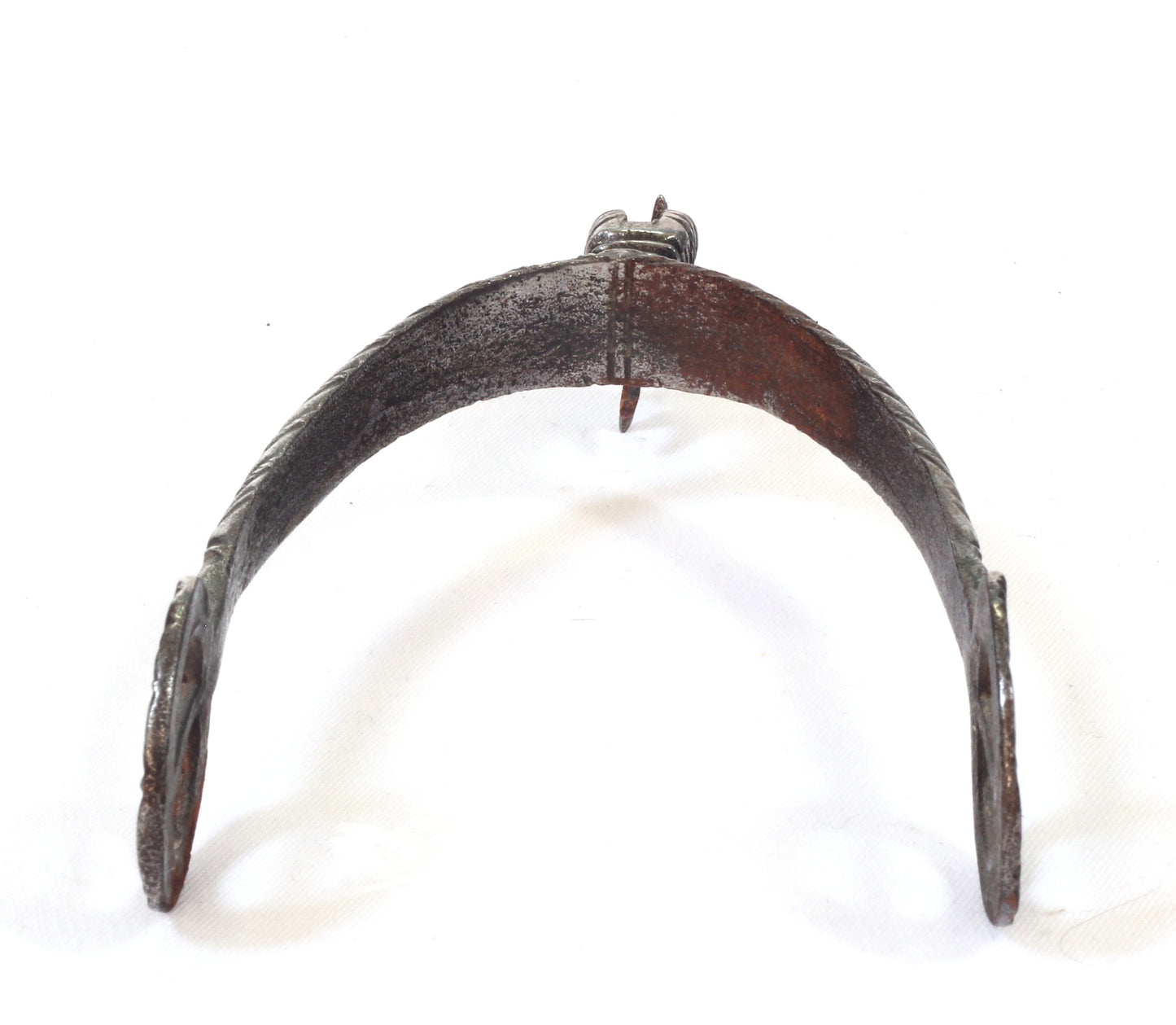 17th Century Steel Spur with Chiselled Decoration